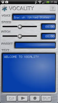 Vocality TTS android App screenshot 3